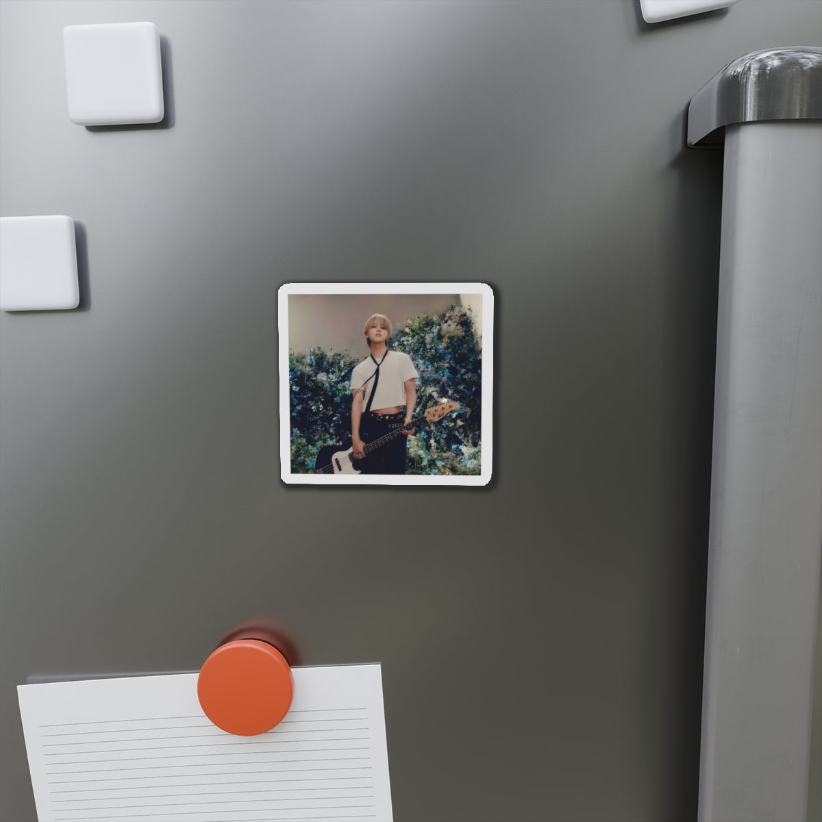 BTS Park Jimin Muse Album Photoshoot Holding a Guitar Magnet