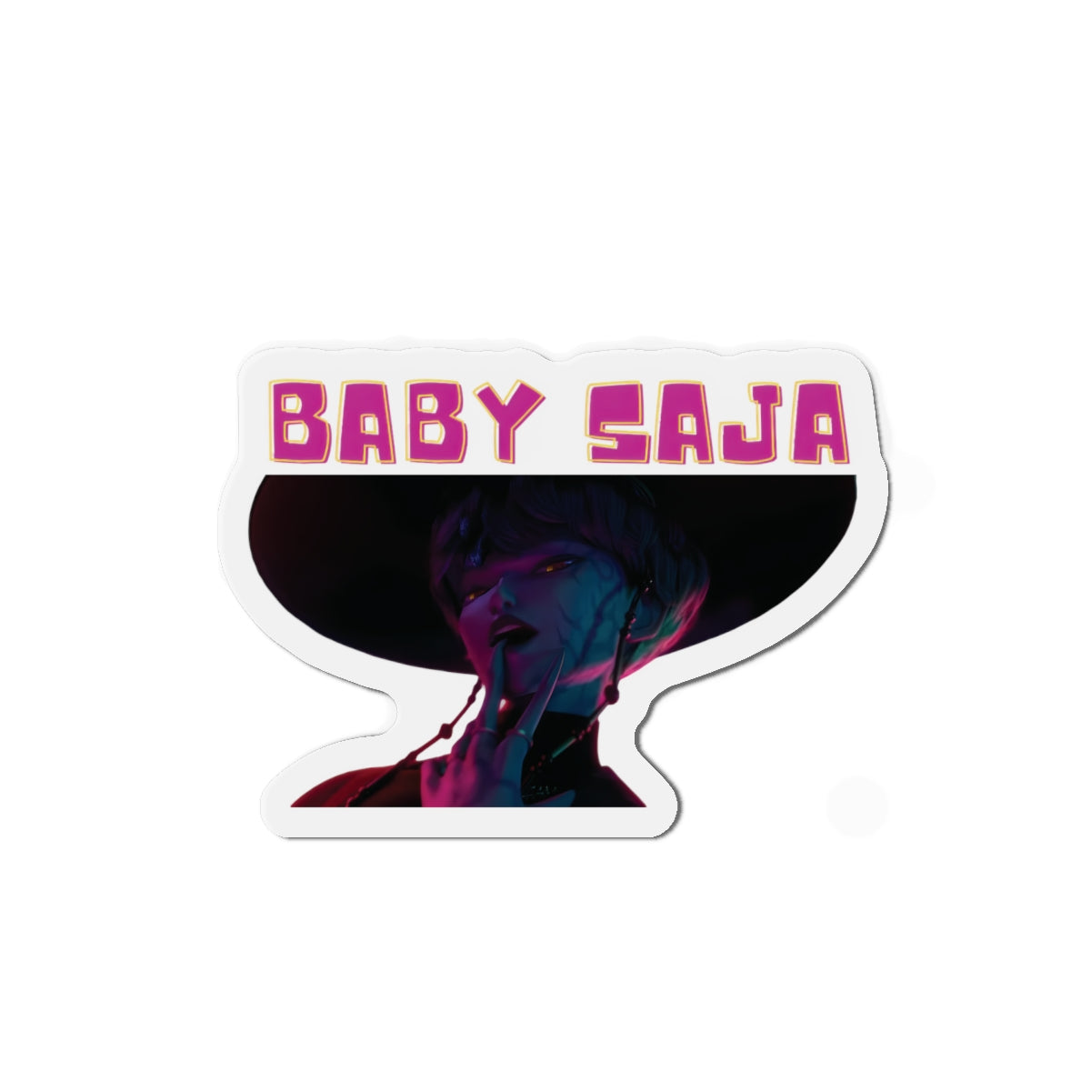 Kpop Demon Hunters Baby Saja Demon Form Magnet