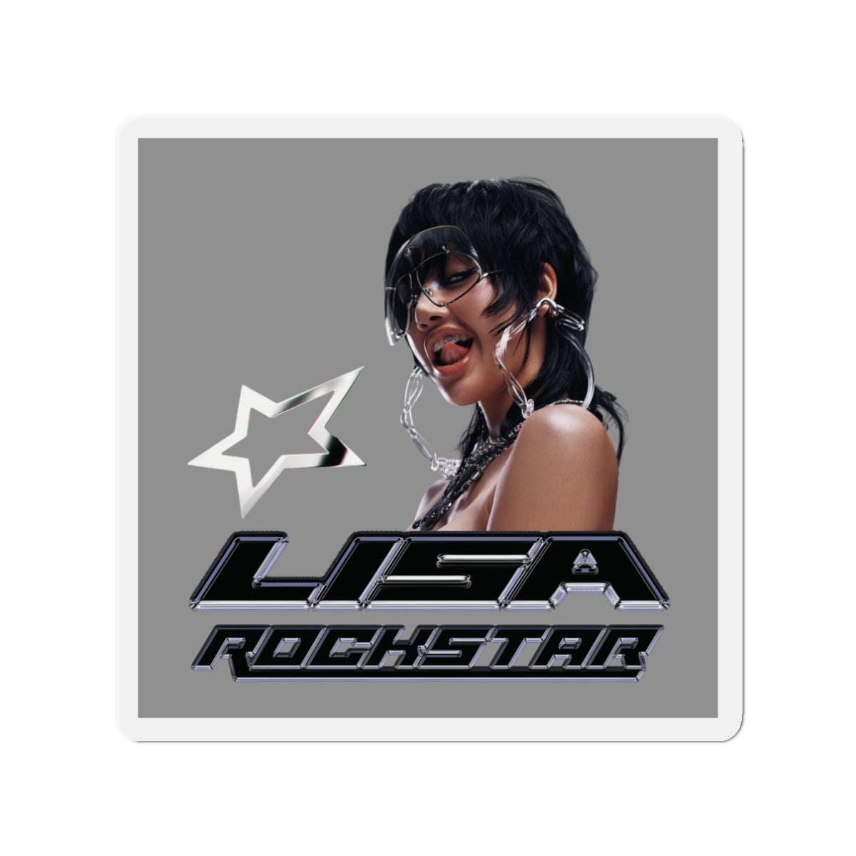 Lalisa Lisa Manoban Rockstar Album Magnet 1