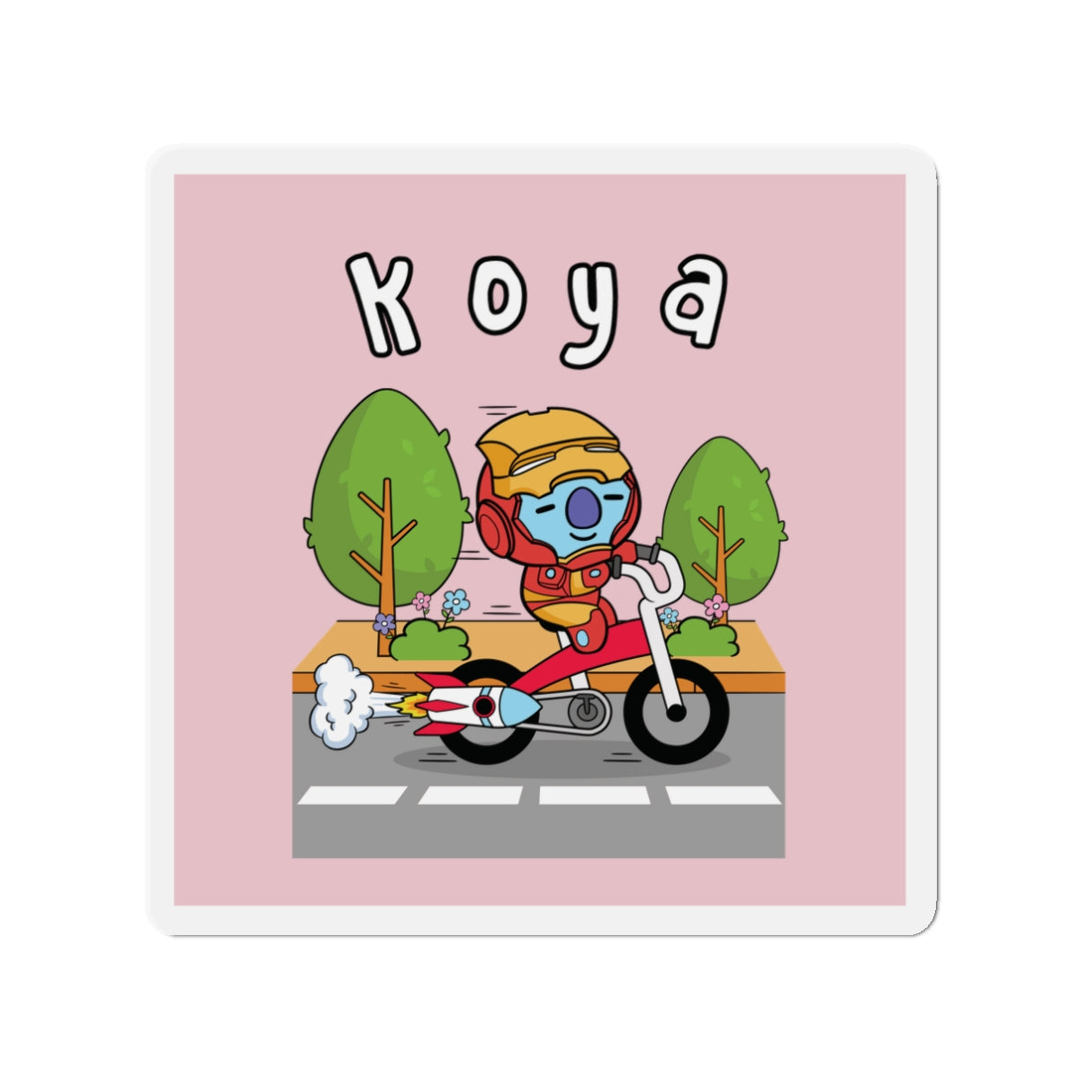 BT21 Koya Pink Magnet