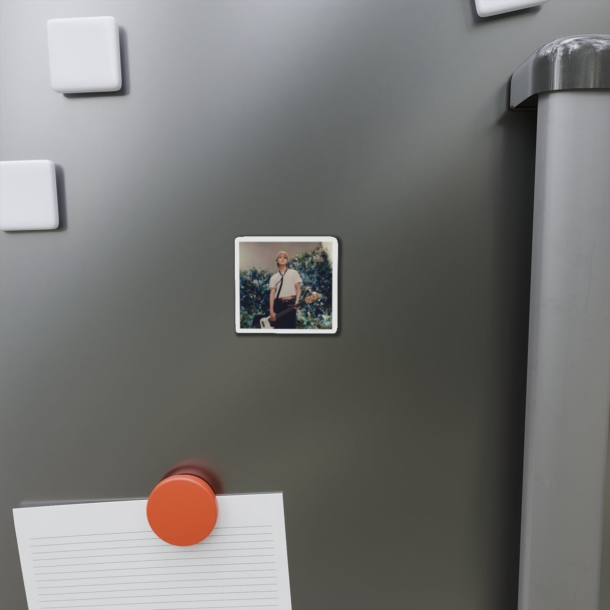 BTS Park Jimin Muse Album Photoshoot Holding a Guitar Magnet