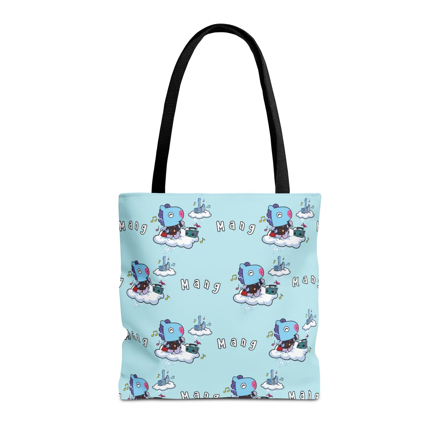 BT21 Mang Blue Tote Bag Pattern Design