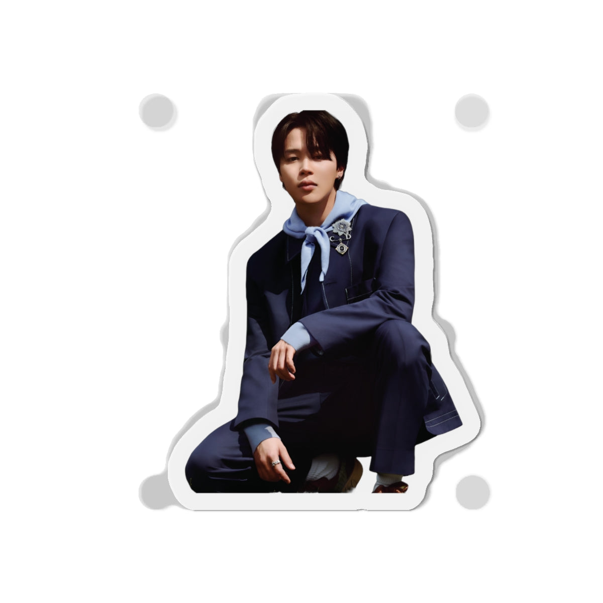 BTS Park Jimin Dior Photoshoot Wearing a Suit Magnet