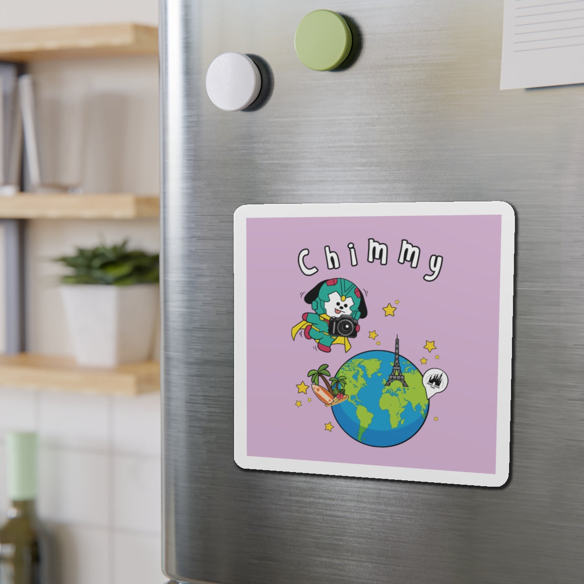 BT21 Chimmy Purple Magnet