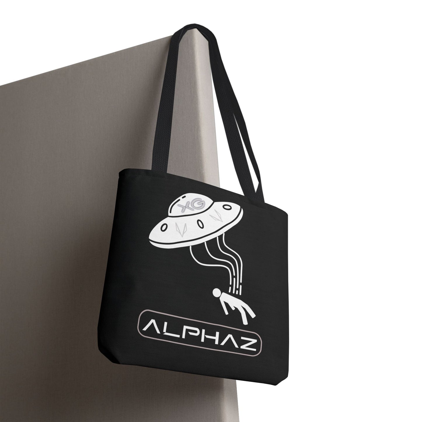 Black Alphaz XG Spaceship Tote Bag Design 9