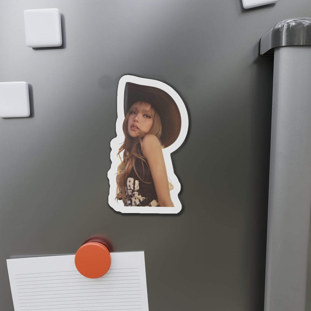 Lalisa Manoban Blackppink Gift for Lisa Fans Lillies Magnet Design 6
