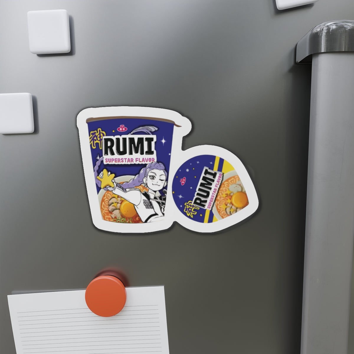 Kpop Demon Hunters Huntrix Rumi Ramen Cup Magnet