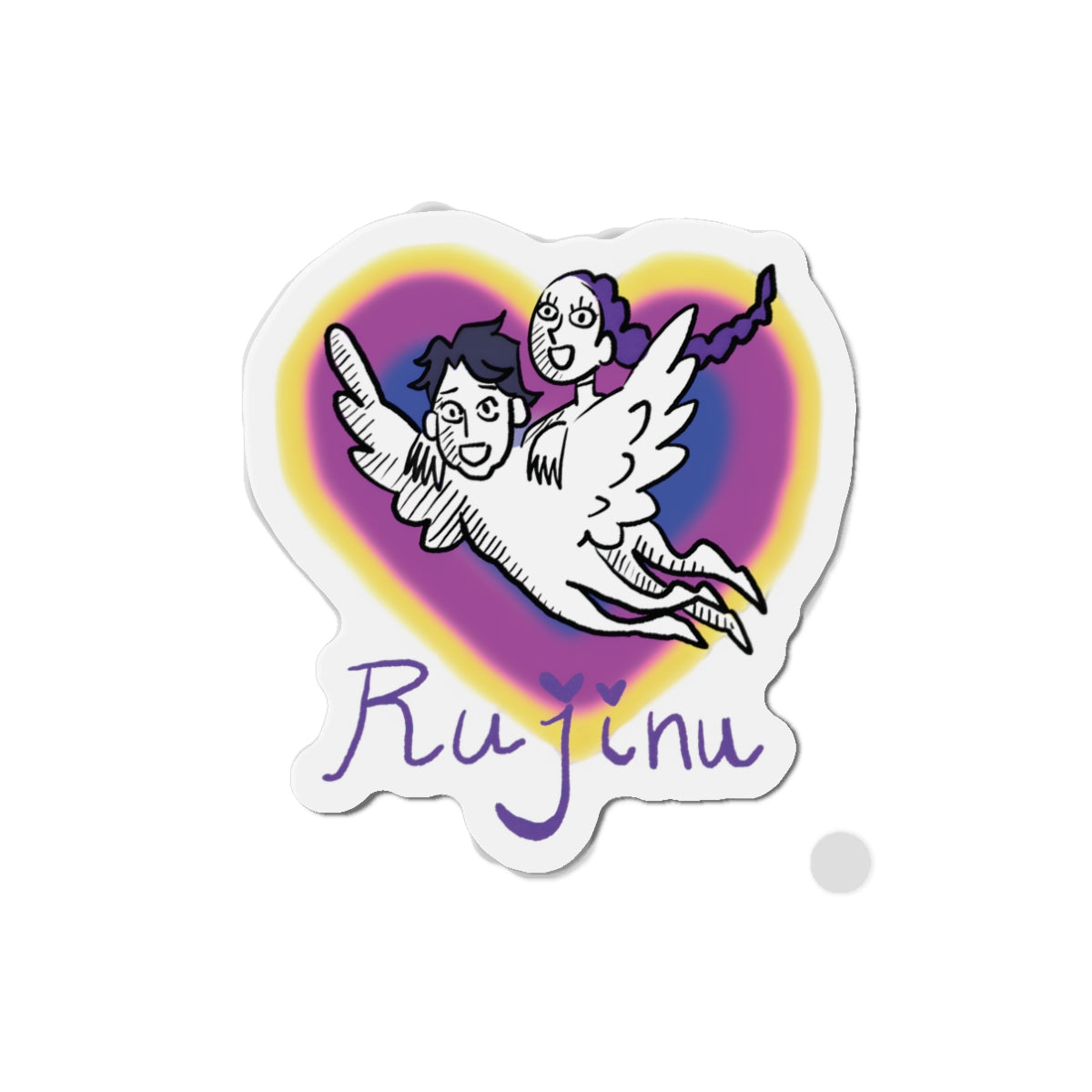 Kpop Demon Hunters Rumi and Jinu Rujinu Magnet