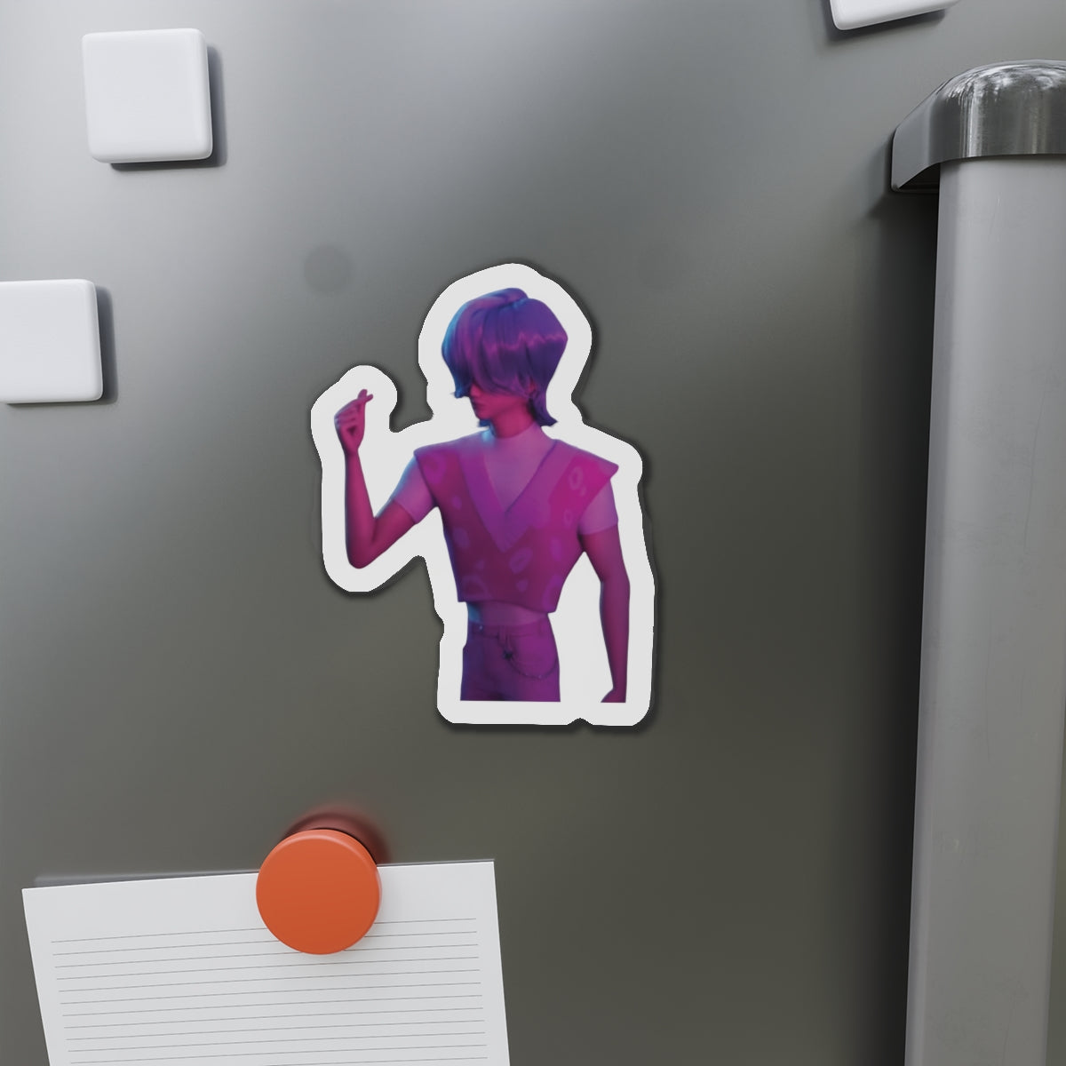 Kpop Demon Hunters Saja Boys Mystery Saja Finger Heart In Underworld Magnet