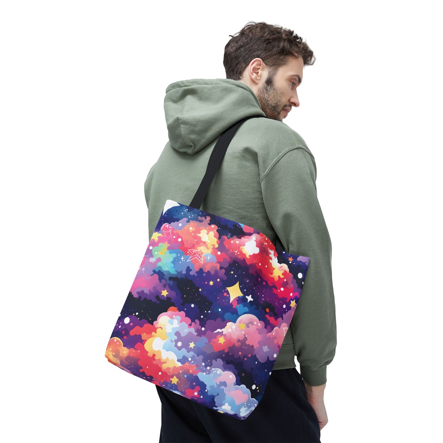 Colorful Space Pattern Tote Bag Design 3