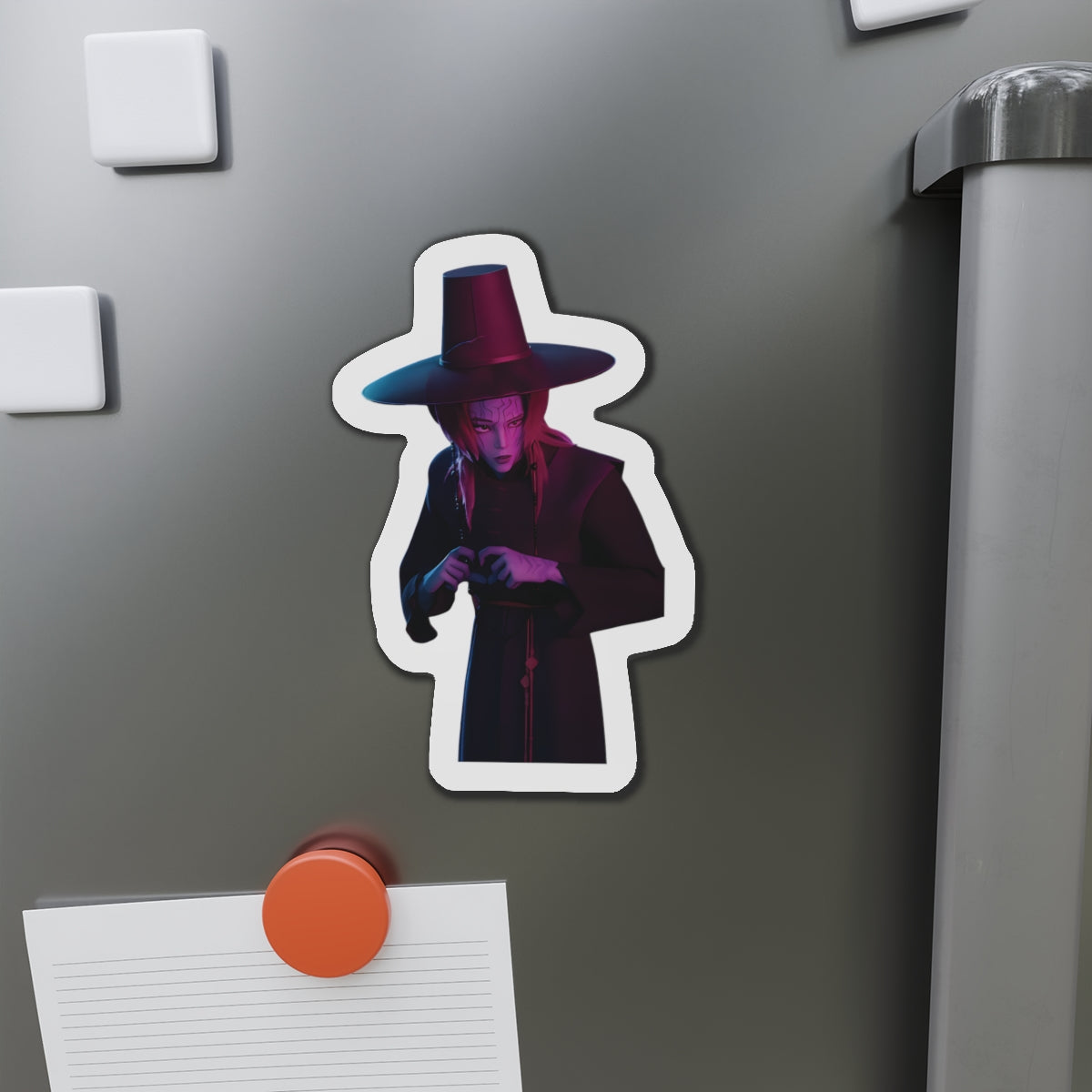 Kpop Demon Hunters Saja Boys Mystery Saja Demon Form In Underworld Magnet