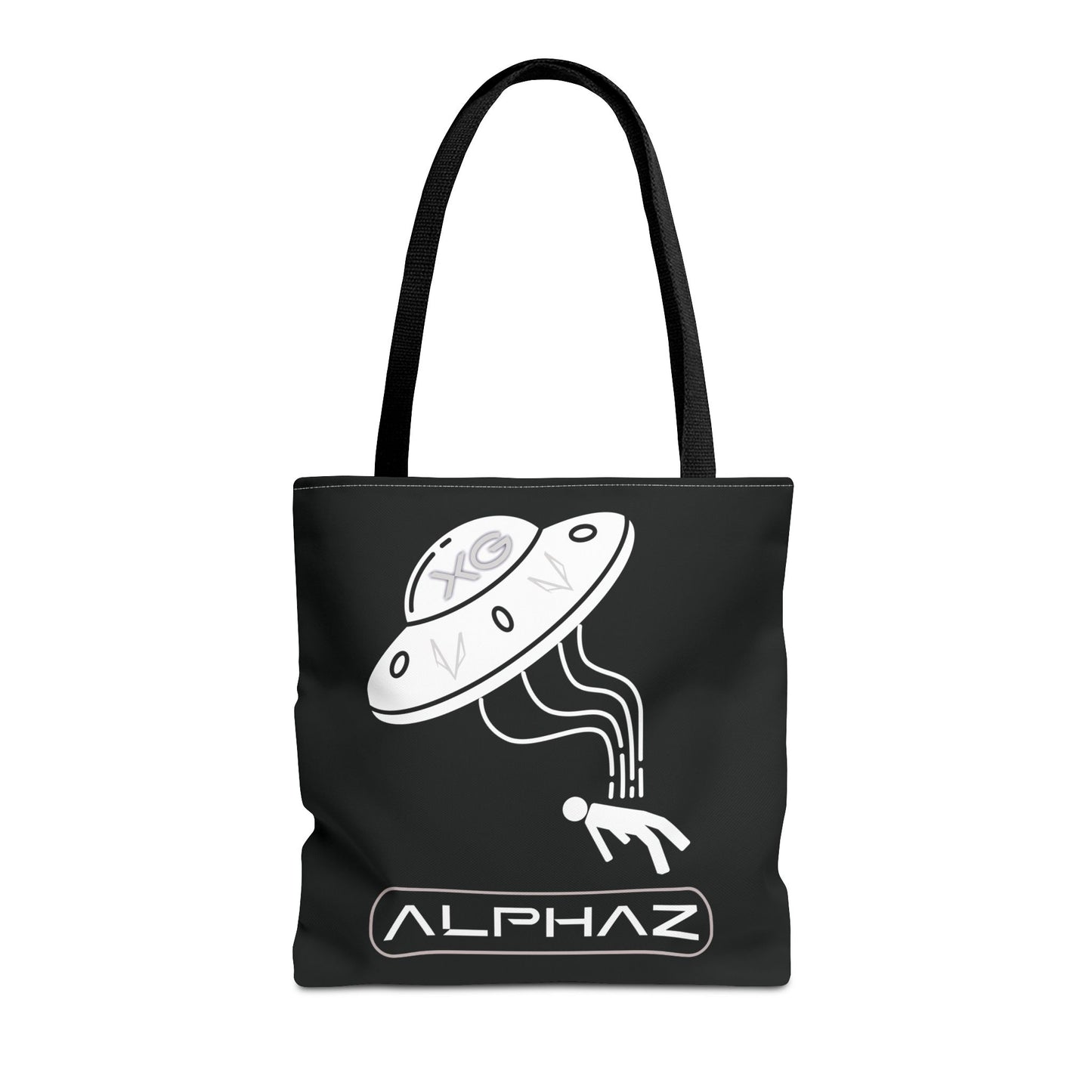 Black Alphaz XG Spaceship Tote Bag Design 9