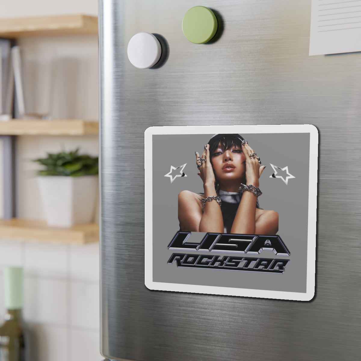 Lalisa Lisa Manoban Rockstar Album Car Magnet 2