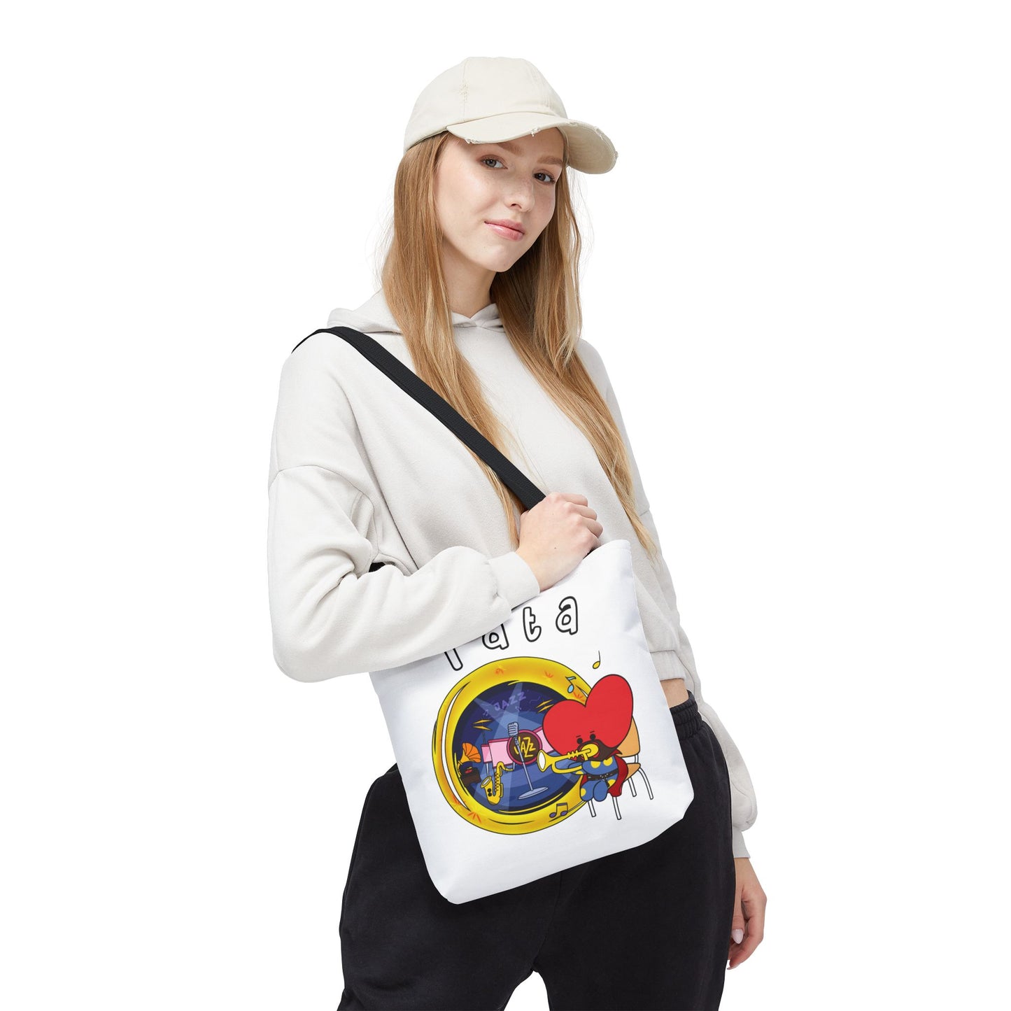 BT21 Tata White Tote Bag Single Design