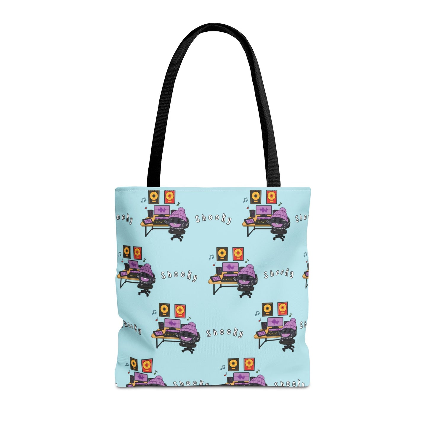 BT21 Shooky Blue Tote Bag Pattern Design