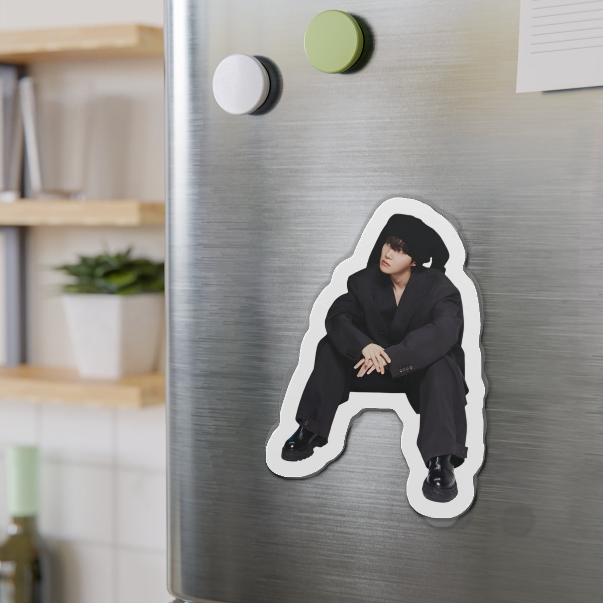 Jhope Jack In The Box All Black Outfit Magnet