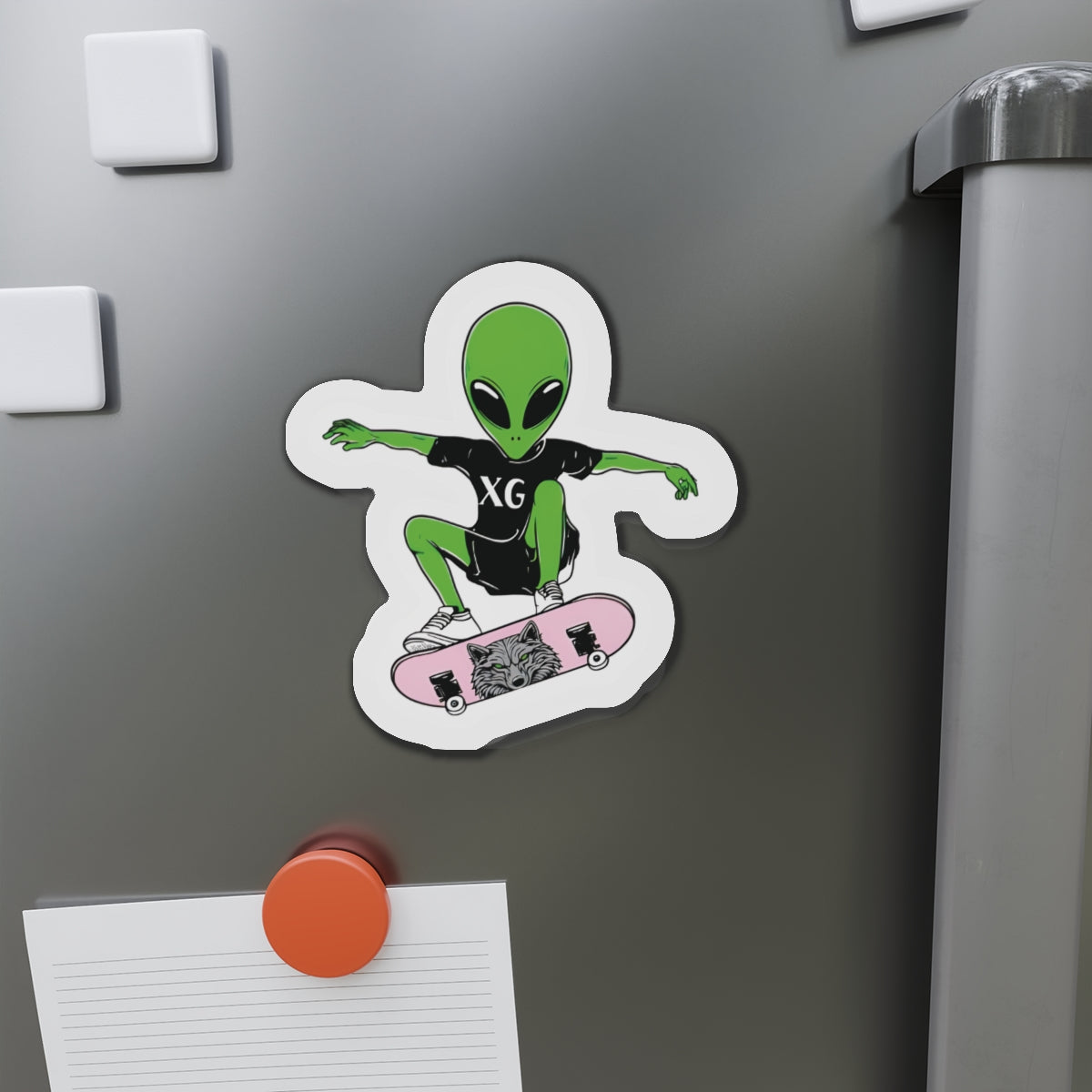 XG Alphaz Fan Merch Alien Skateboarding Magnet