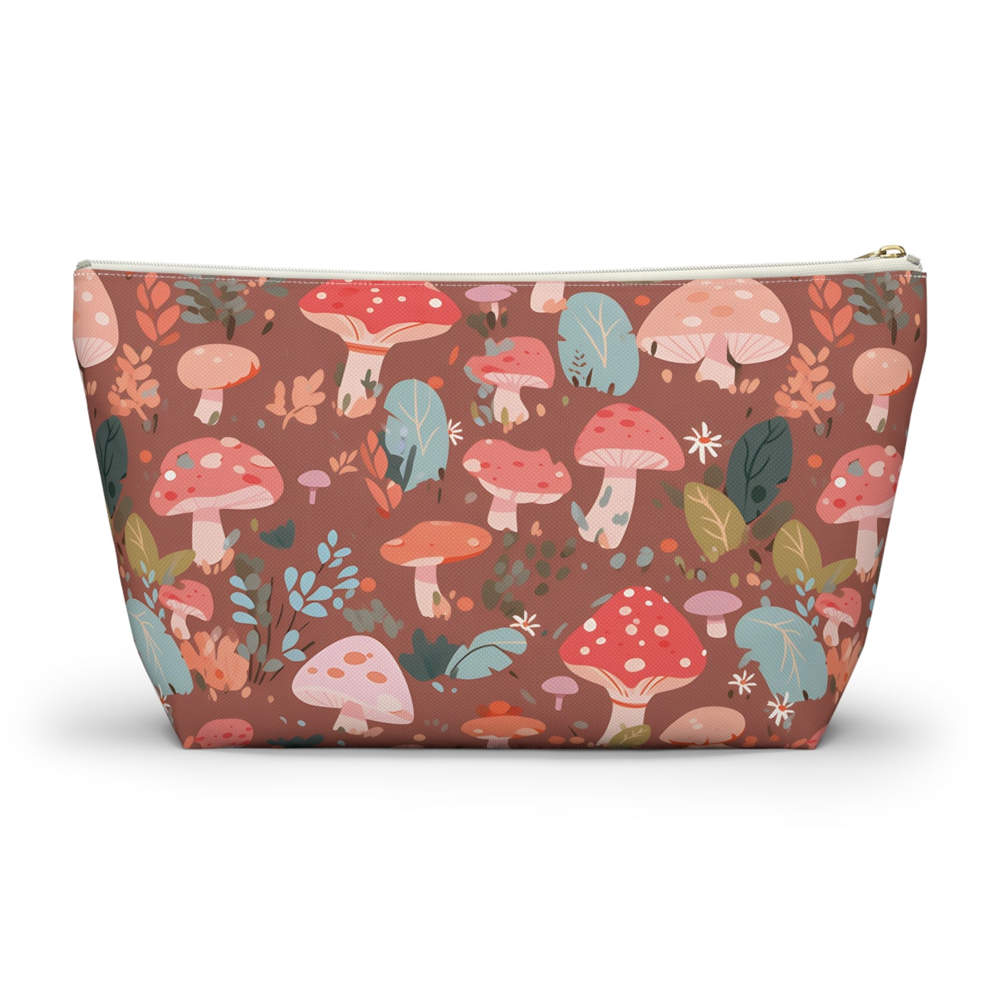 Mushroom Pattern Travel Bag Design 1