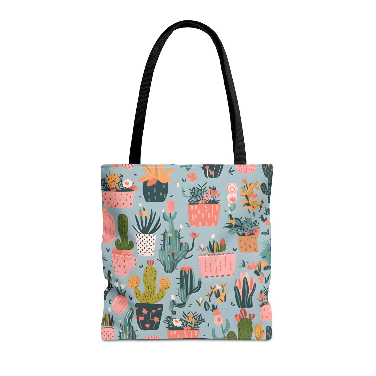 Cactus Pattern Tote Bag Design 3