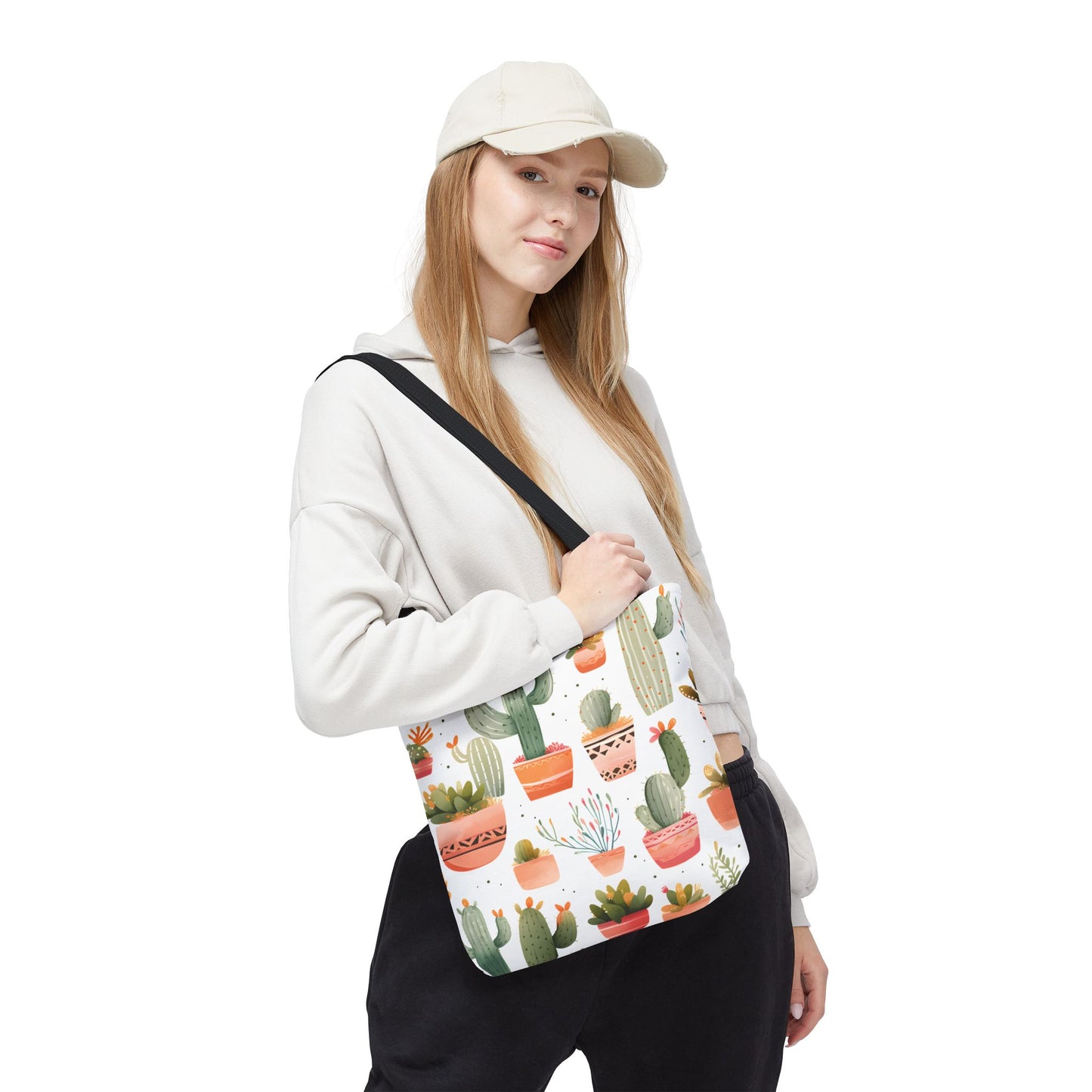 Cactus Pattern Tote Bag Design 11