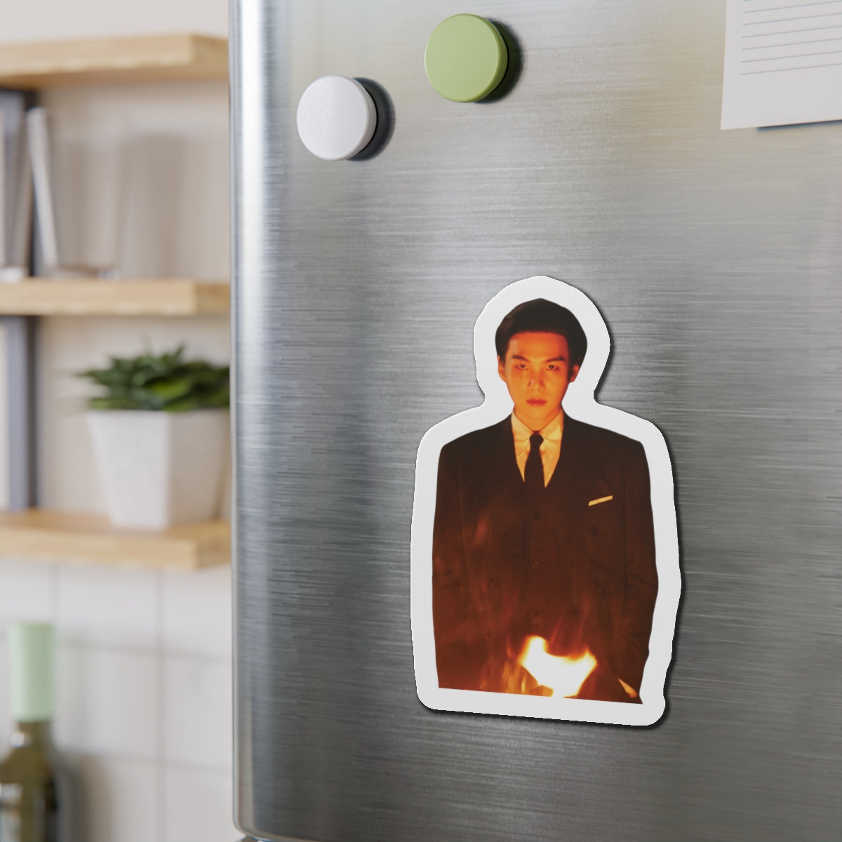 Yoongi August D D-Day Album Haegeum Standing By Fire Magnet