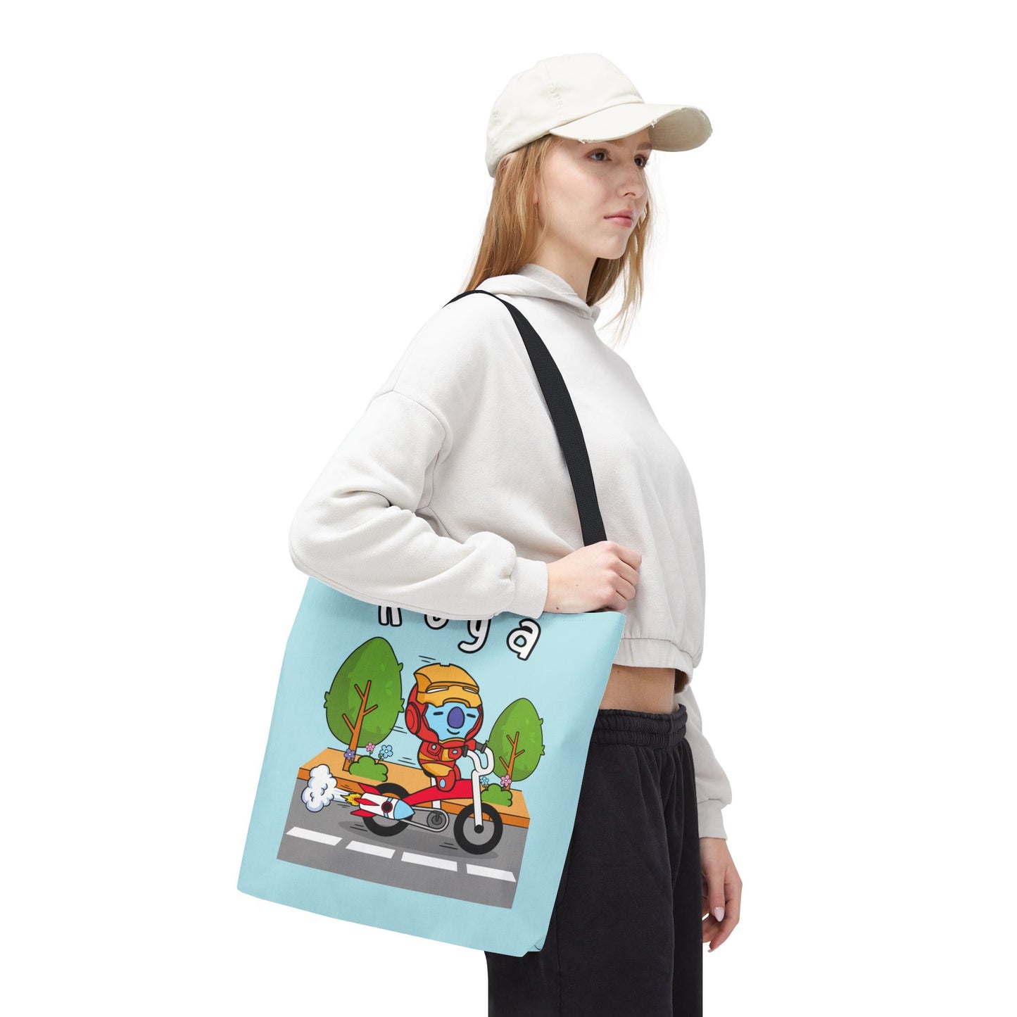 BT21 Koya Blue Tote Bag Single Design