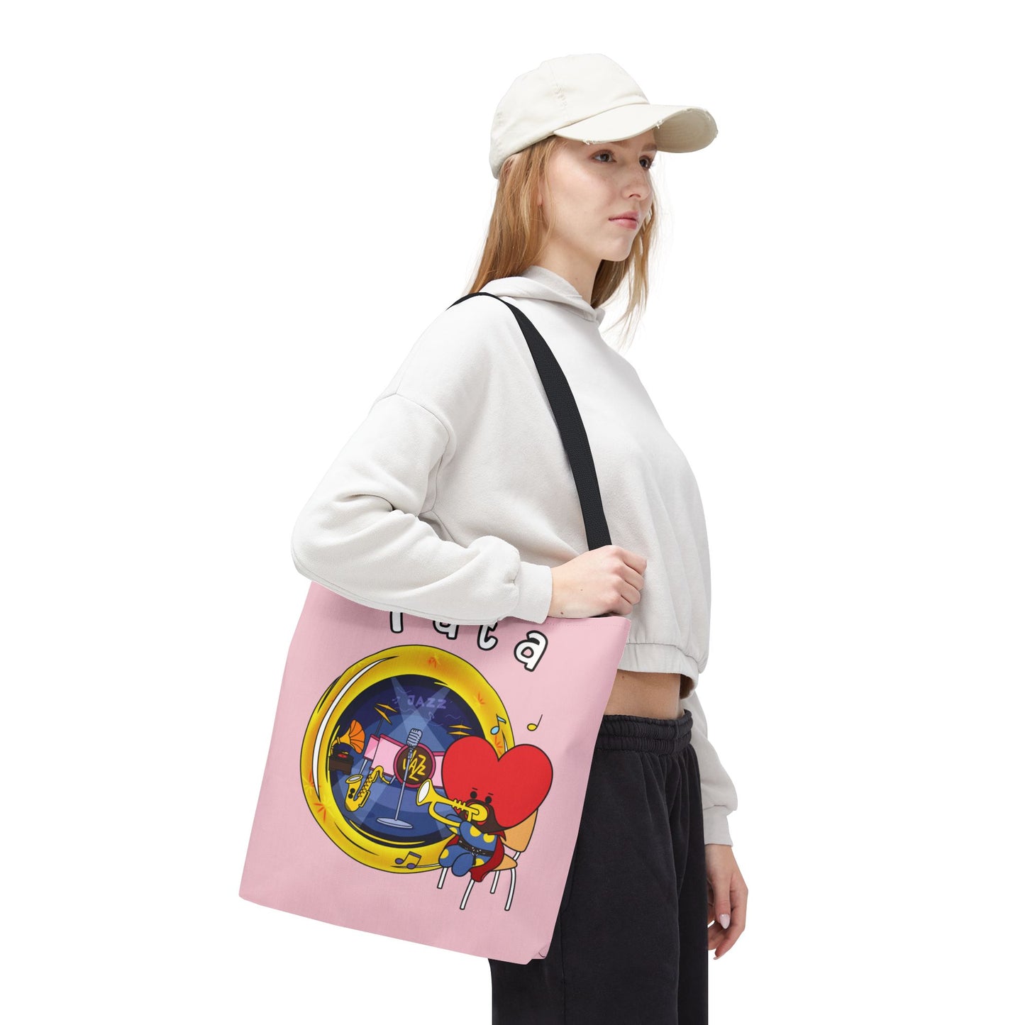 BT21 Tata Pink Tote Bag Single Design