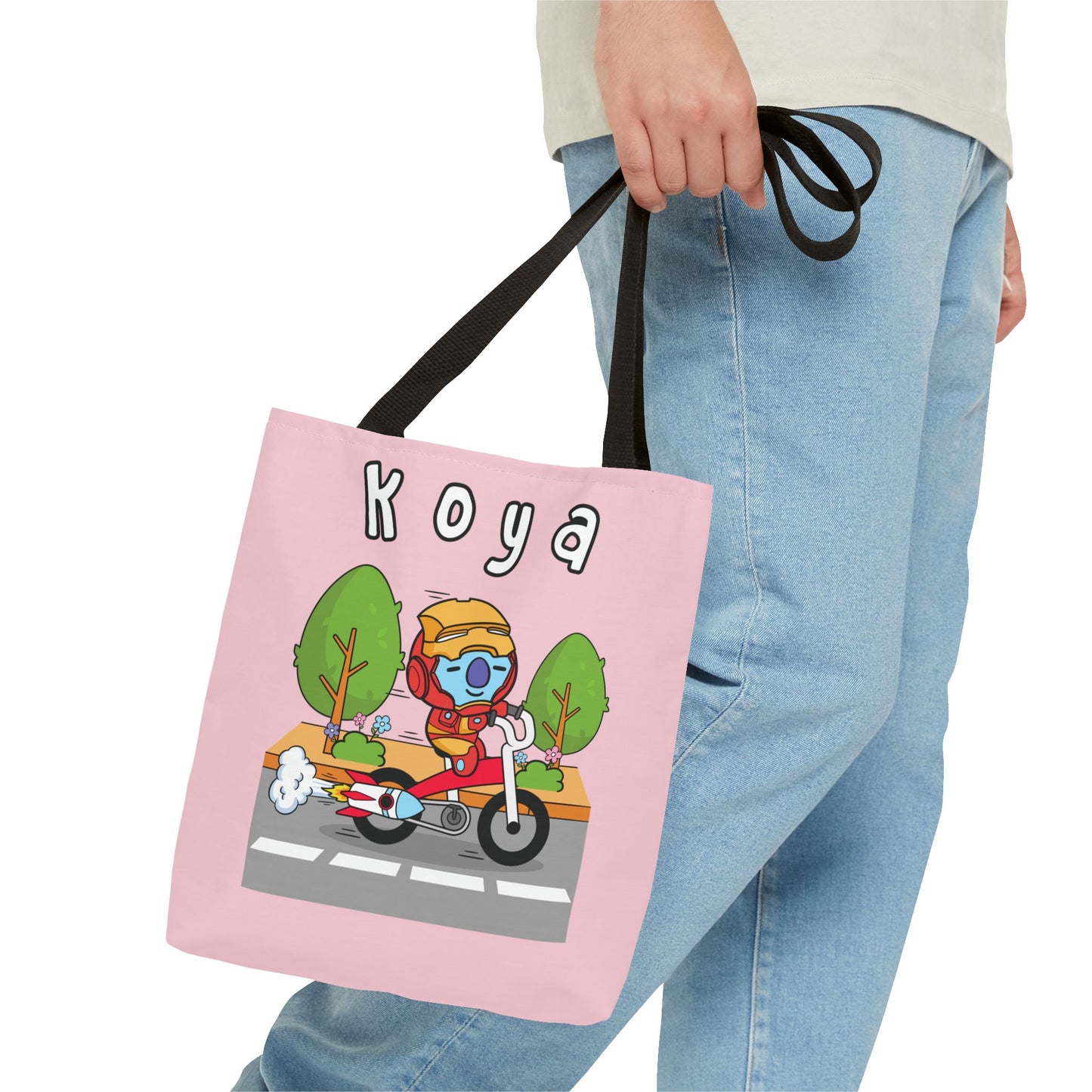 BT21 Koya Pink Tote Bag Single Design
