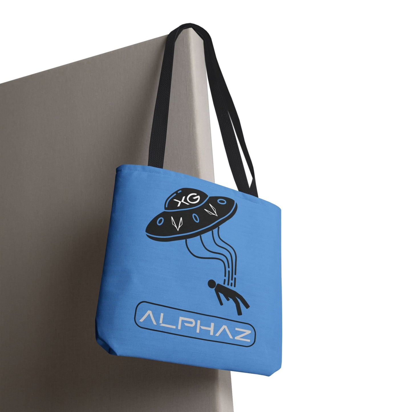 Blue Hinata XG Spaceship Tote Bag Design 6