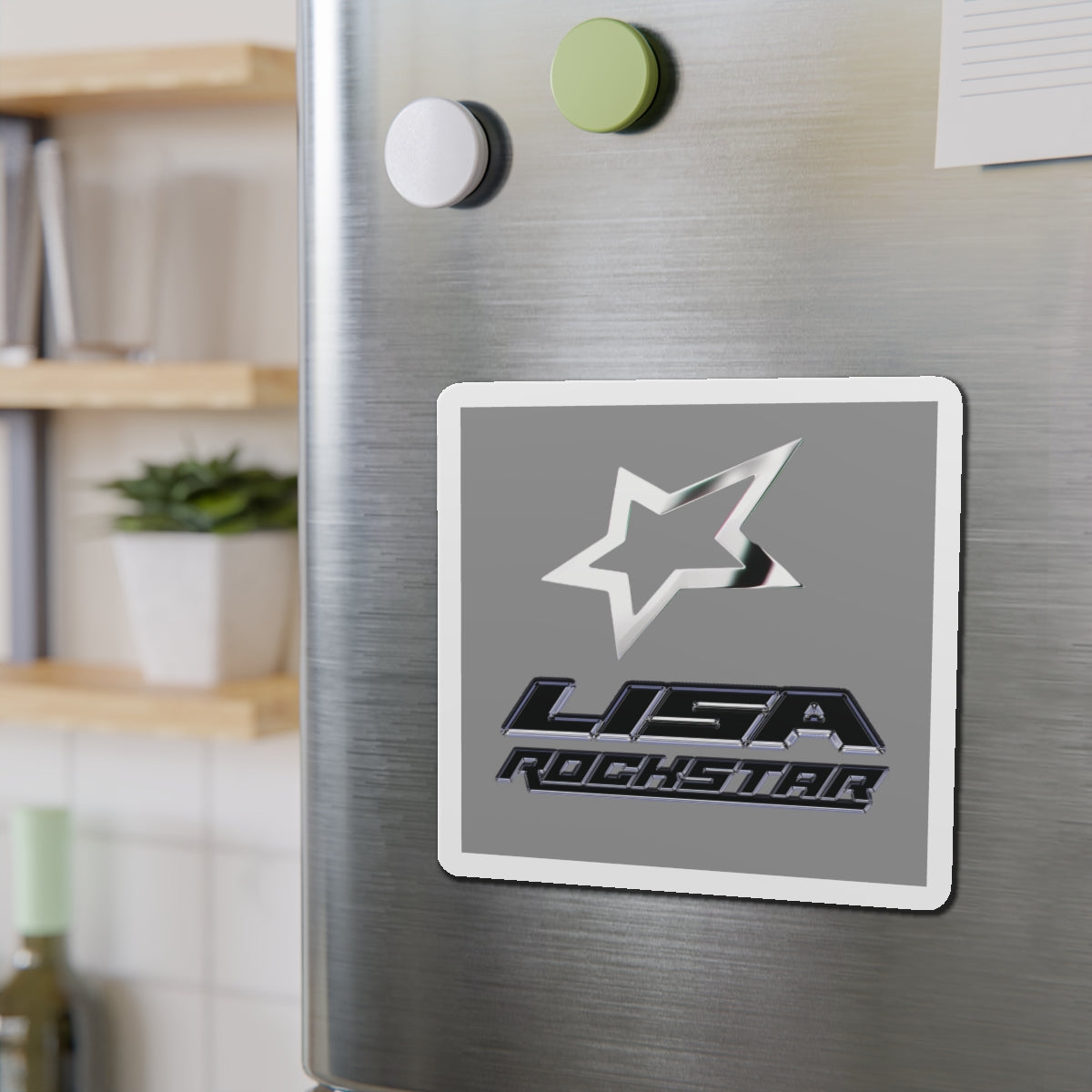 Lalisa Lisa Manoban Rockstar Album Logo Magnet