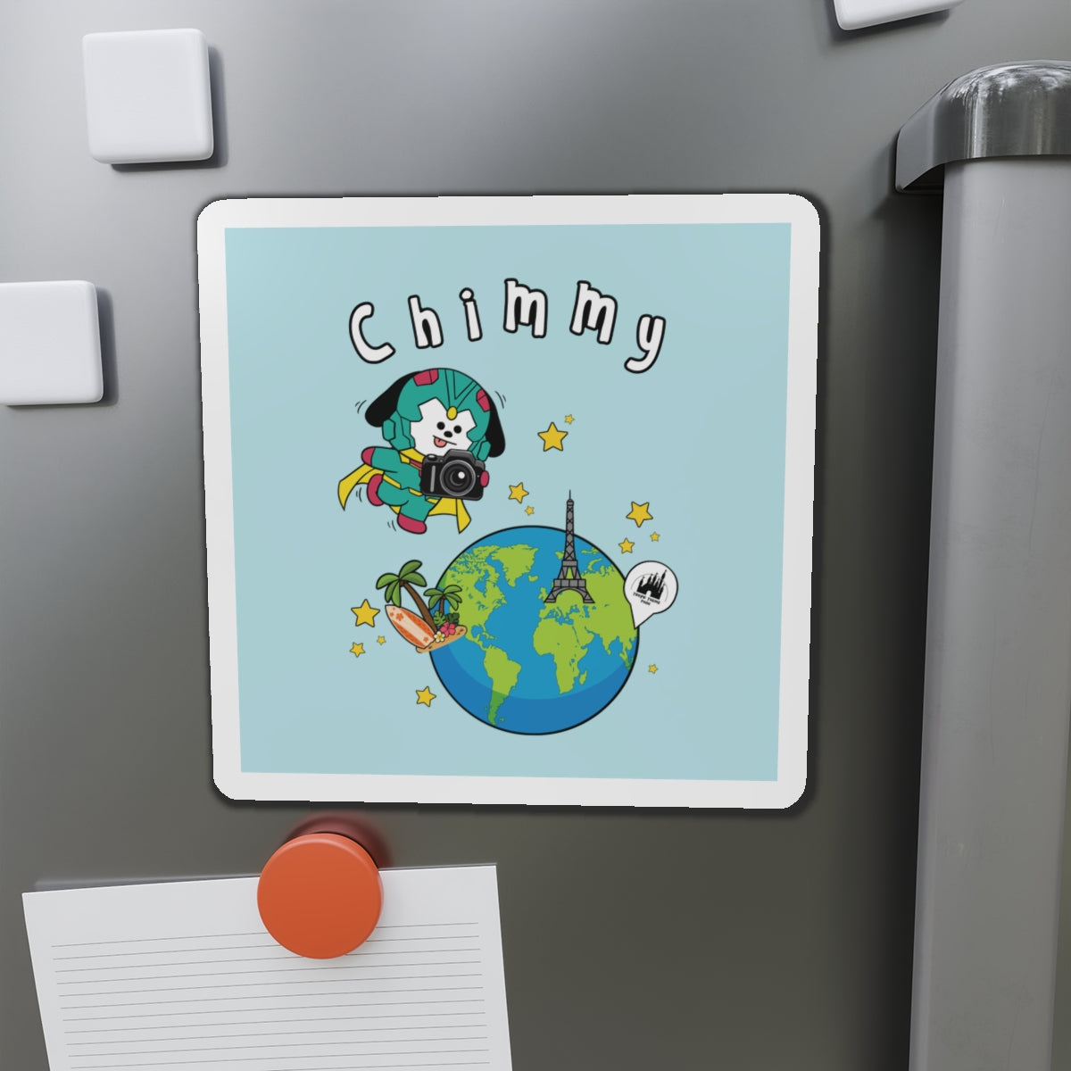 BT21 Chimmy Blue Car Magnet