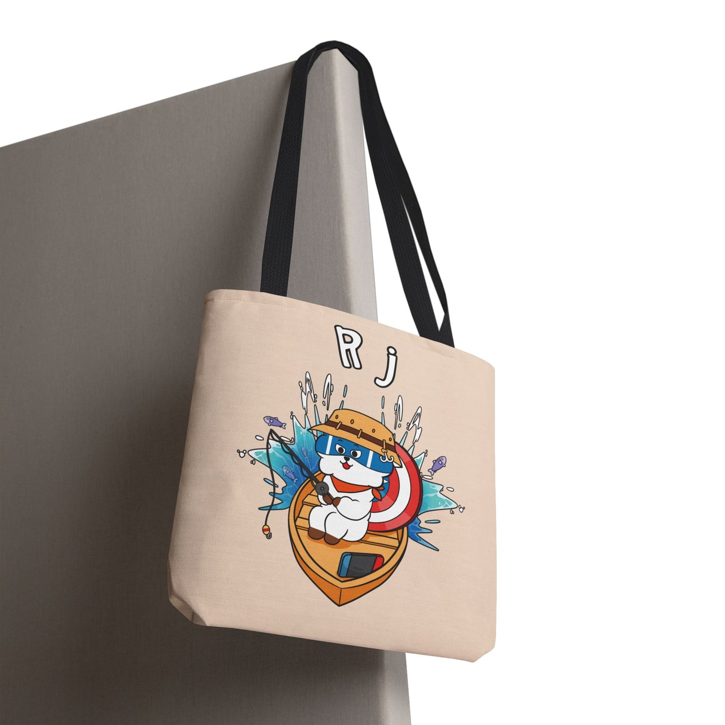 BT21 RJ Beige Tote Bag Single Design
