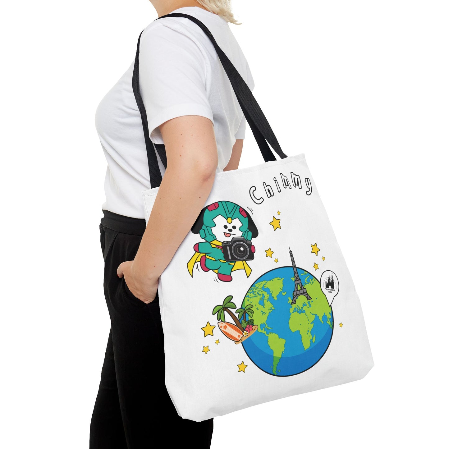 BT21 Chimmy White Tote Bag Single Design