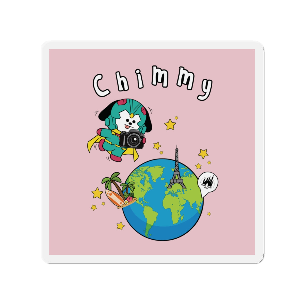 BT21 Chimmy Pink Magnet