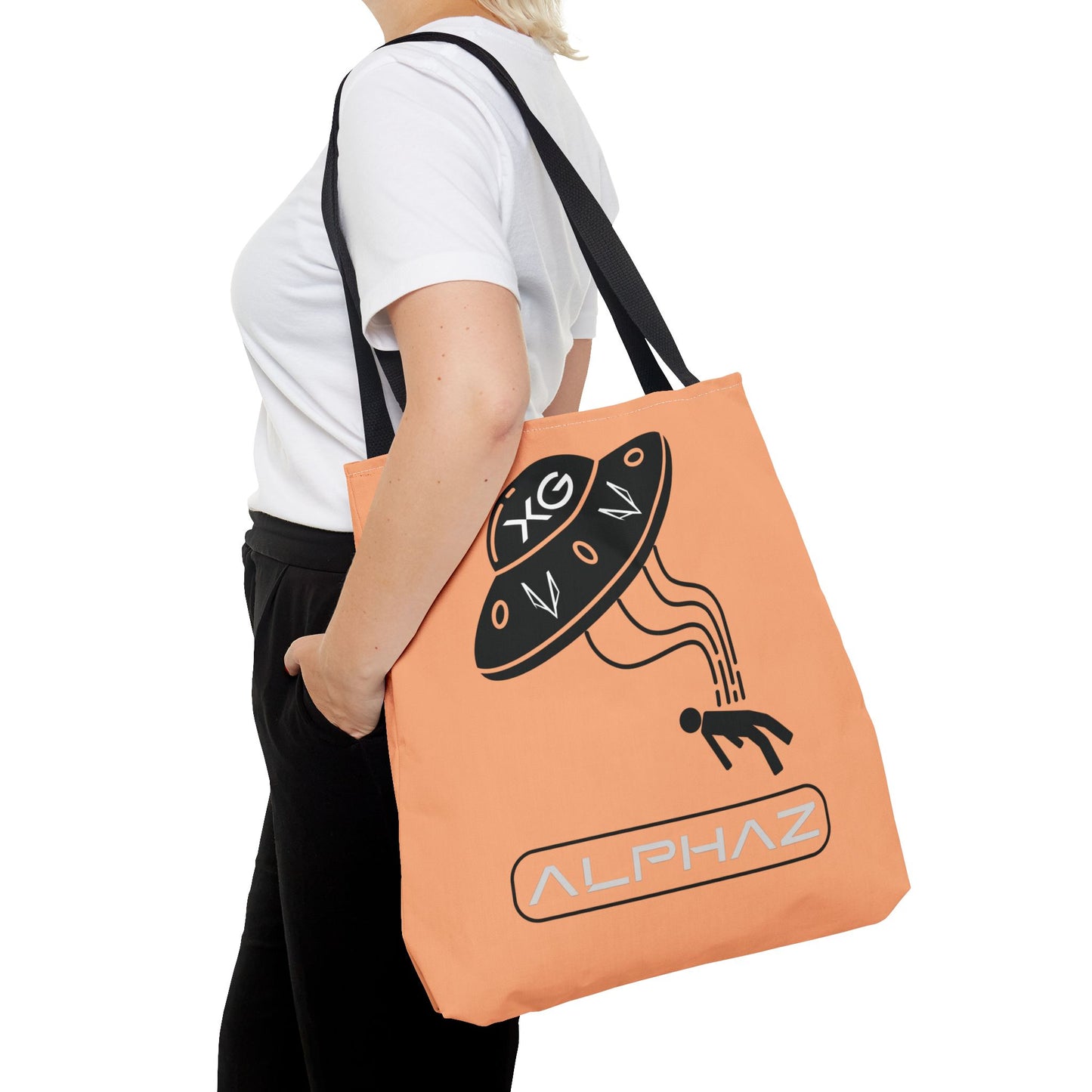 Orange Juria XG Spaceship Tote Bag Design 3