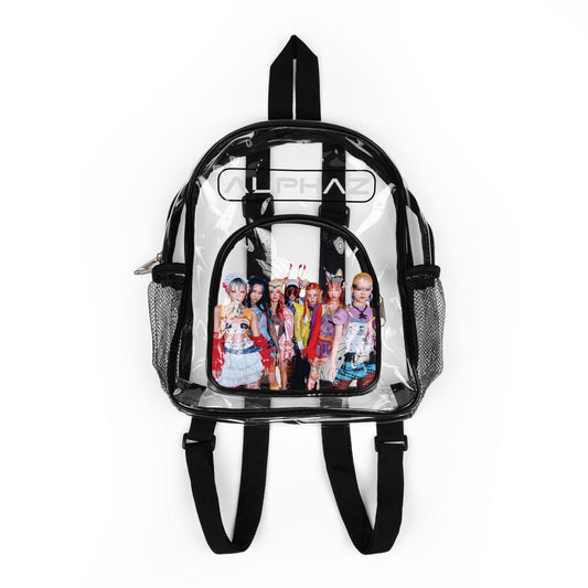 XG World Tour Alphaz Clear Backpack for Concerts No Background Color