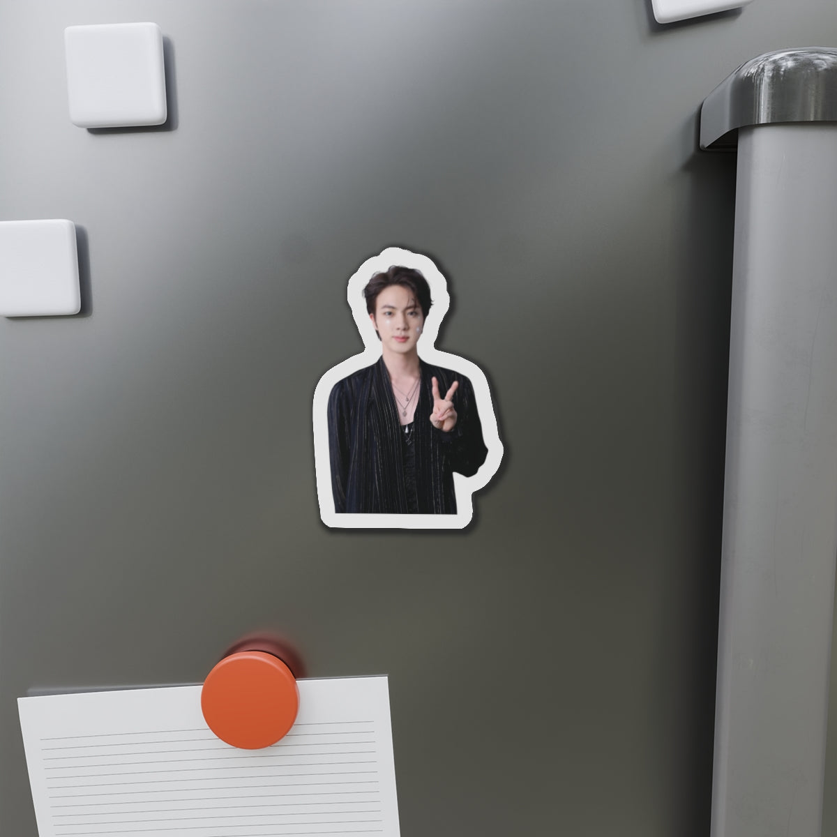 Kim Seokjin Don't Say You Love Me Single Stars on his Face Jin Magnet