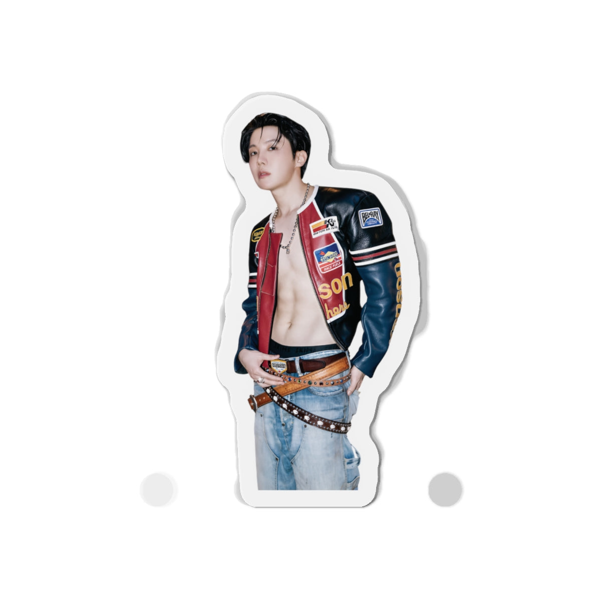 Jhope Killing It Girl Showing Off Abs Color Image Magnet