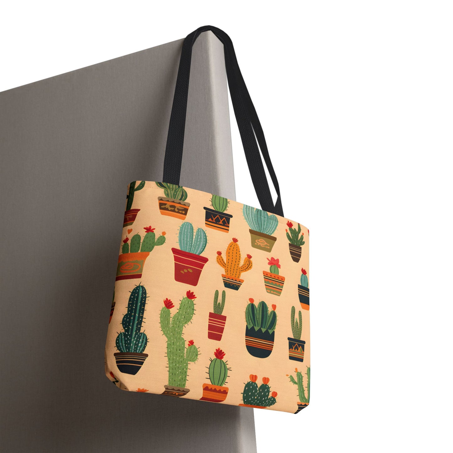 Cactus Pattern Tote Bag Design 4