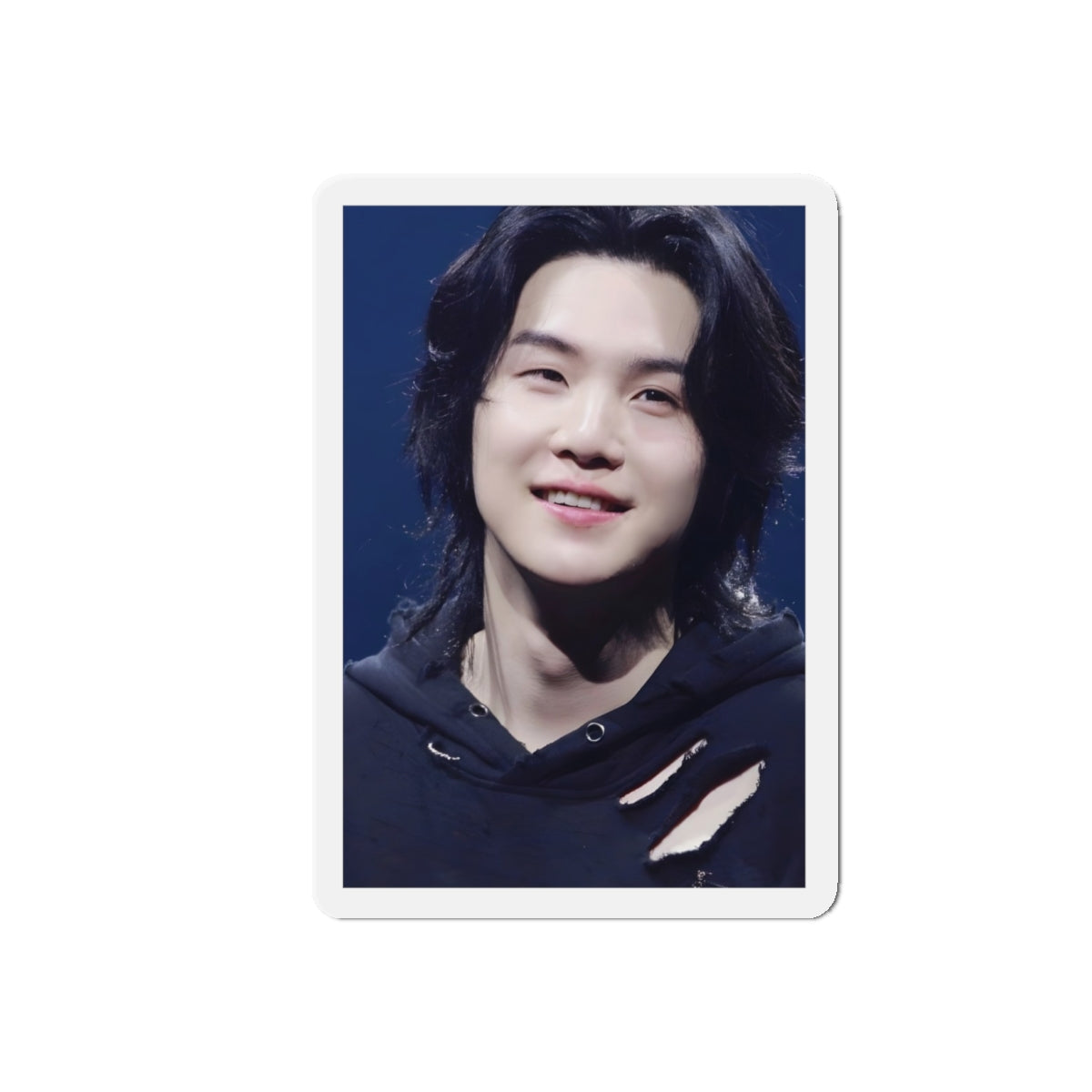 Yoongi Wearing a Black Hoodie Agust D D-Day Album Live Performance Magnet