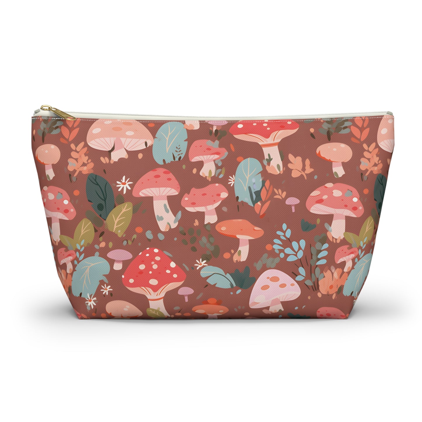 Mushroom Pattern Travel Bag Design 1
