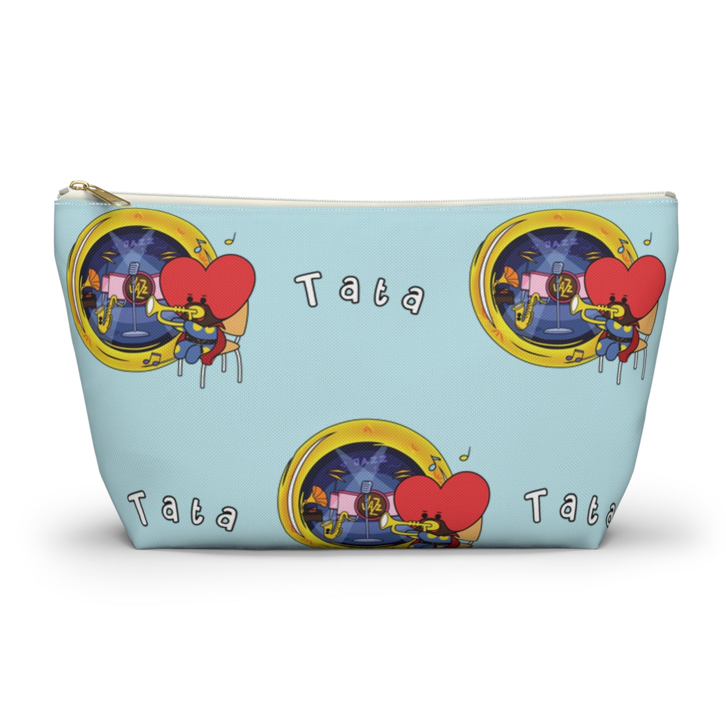 BT21 Tata Blue Pattern Travel Bag
