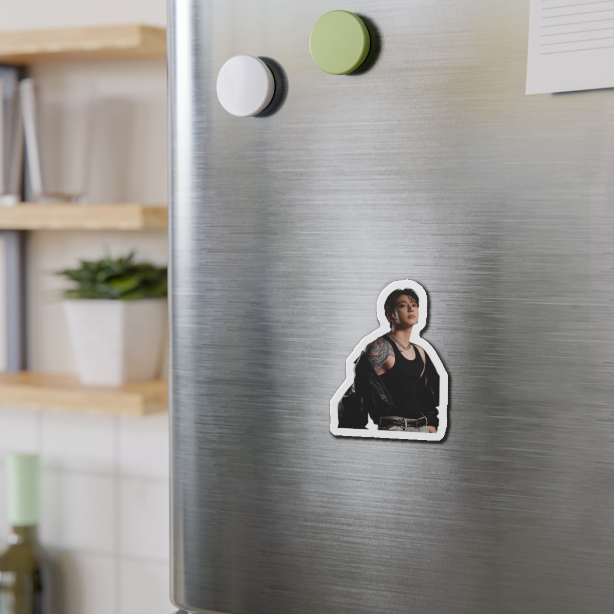 Jeon Jungkook Showing Off Tatoos Calvin Klein Photoshoot Magnet