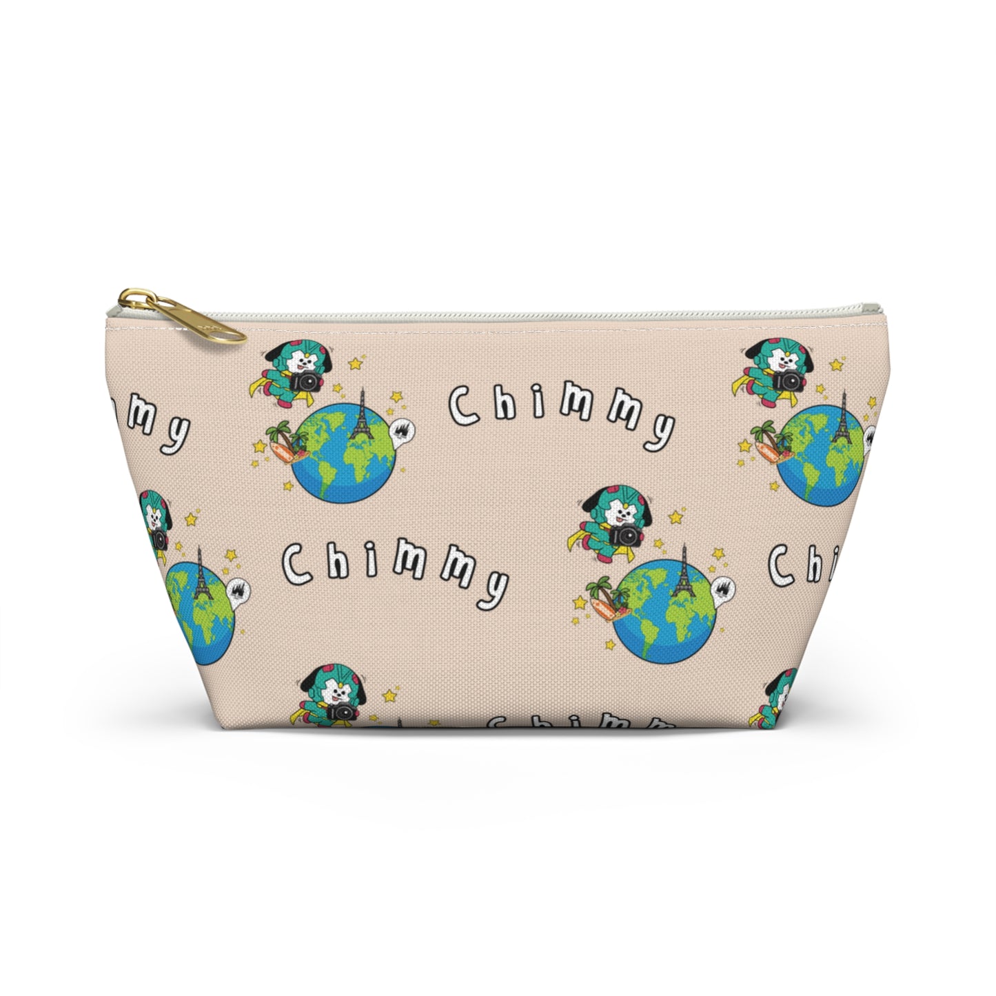 BT21 Chimmy Beige Pattern Travel Bag