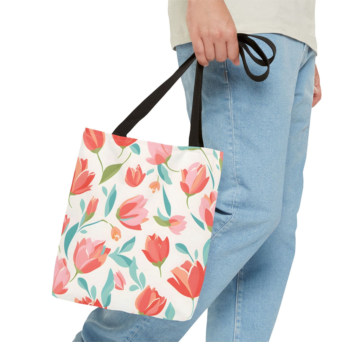 Tulips Pattern Tote Bag Design 8