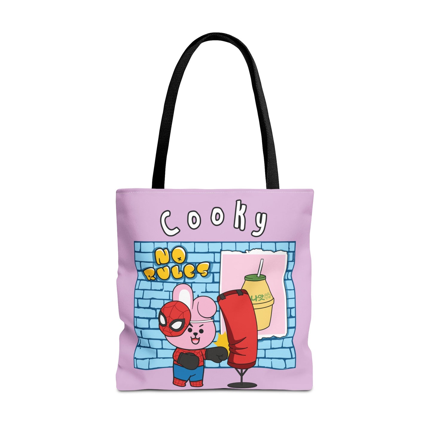 BT21 Cooky Purple Tote Bag Single Design