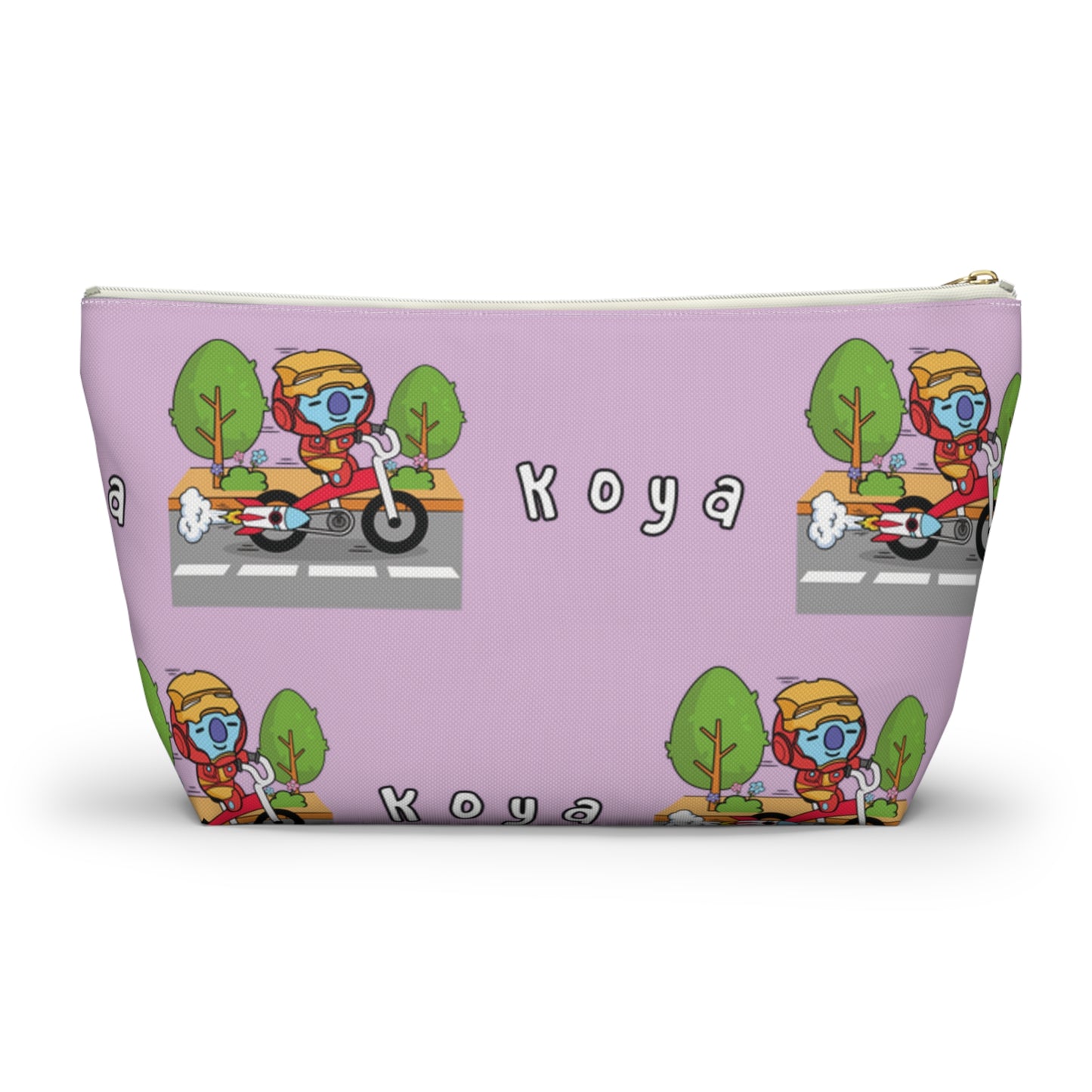 BT21 Koya Purple Pattern Travel Bag