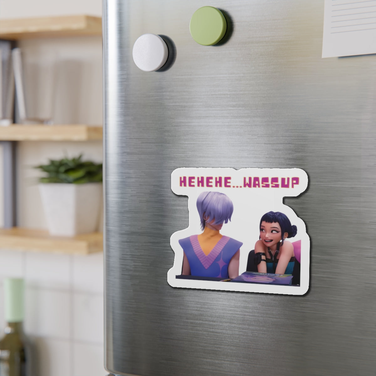 Kpop Demon Hunters Huntrix Zoey Saja Boys Mystery Zoeystery Fan Signing Magnet