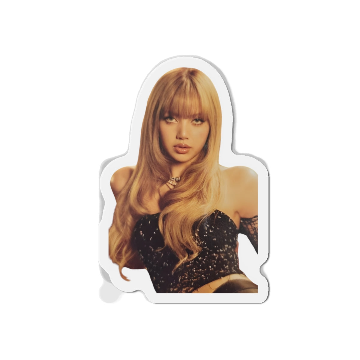 Lalisa Manoban Blackppink Gift for Lisa Fans Lillies Magnet Design 7