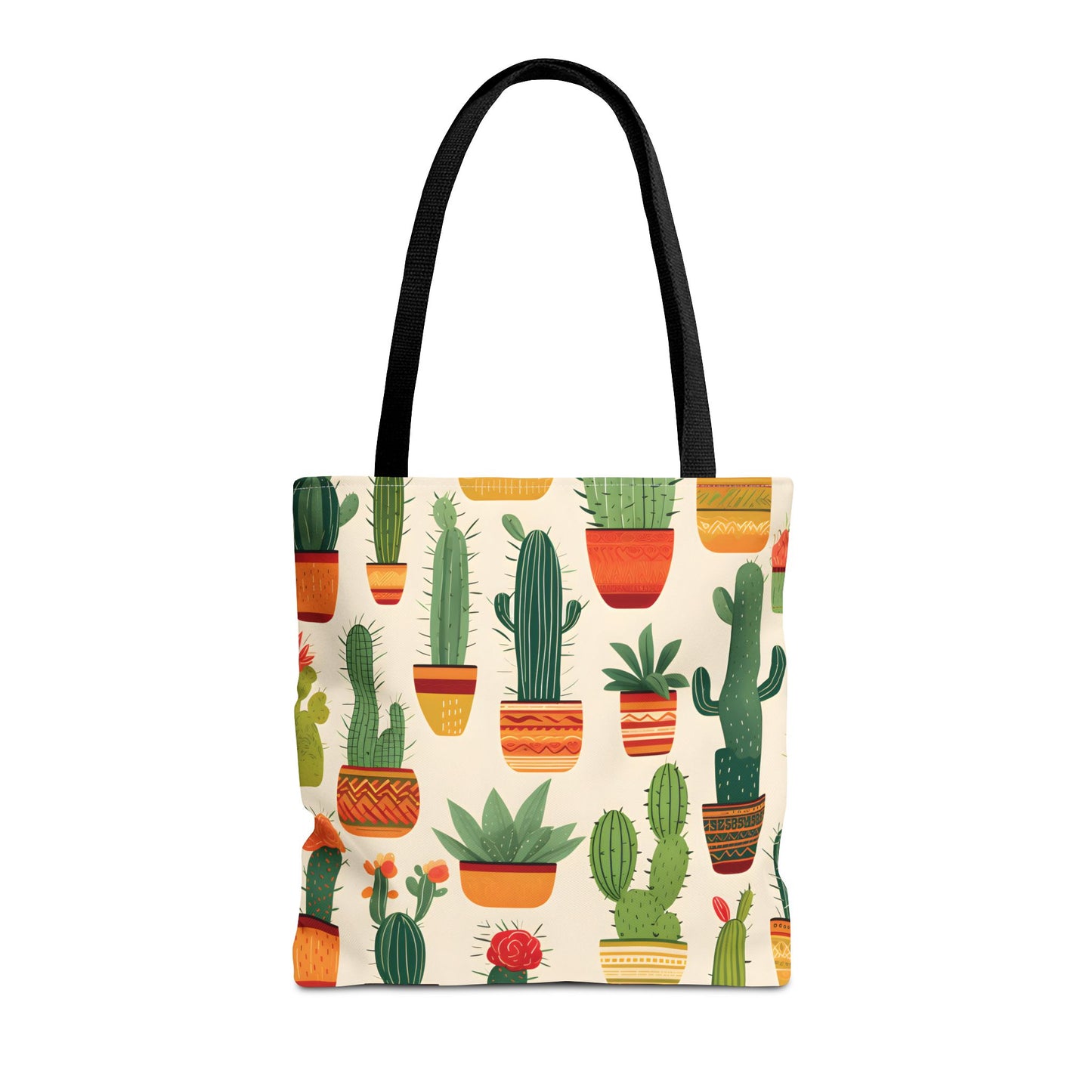 Cactus Pattern Tote Bag Design 8
